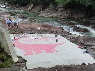 恐竜発掘体験現場